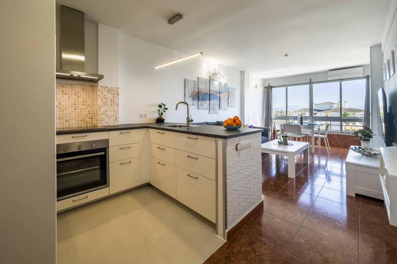 Apartamento Acogedor, Terraza, Piscina Y Mar Benalmádena Extérieur photo