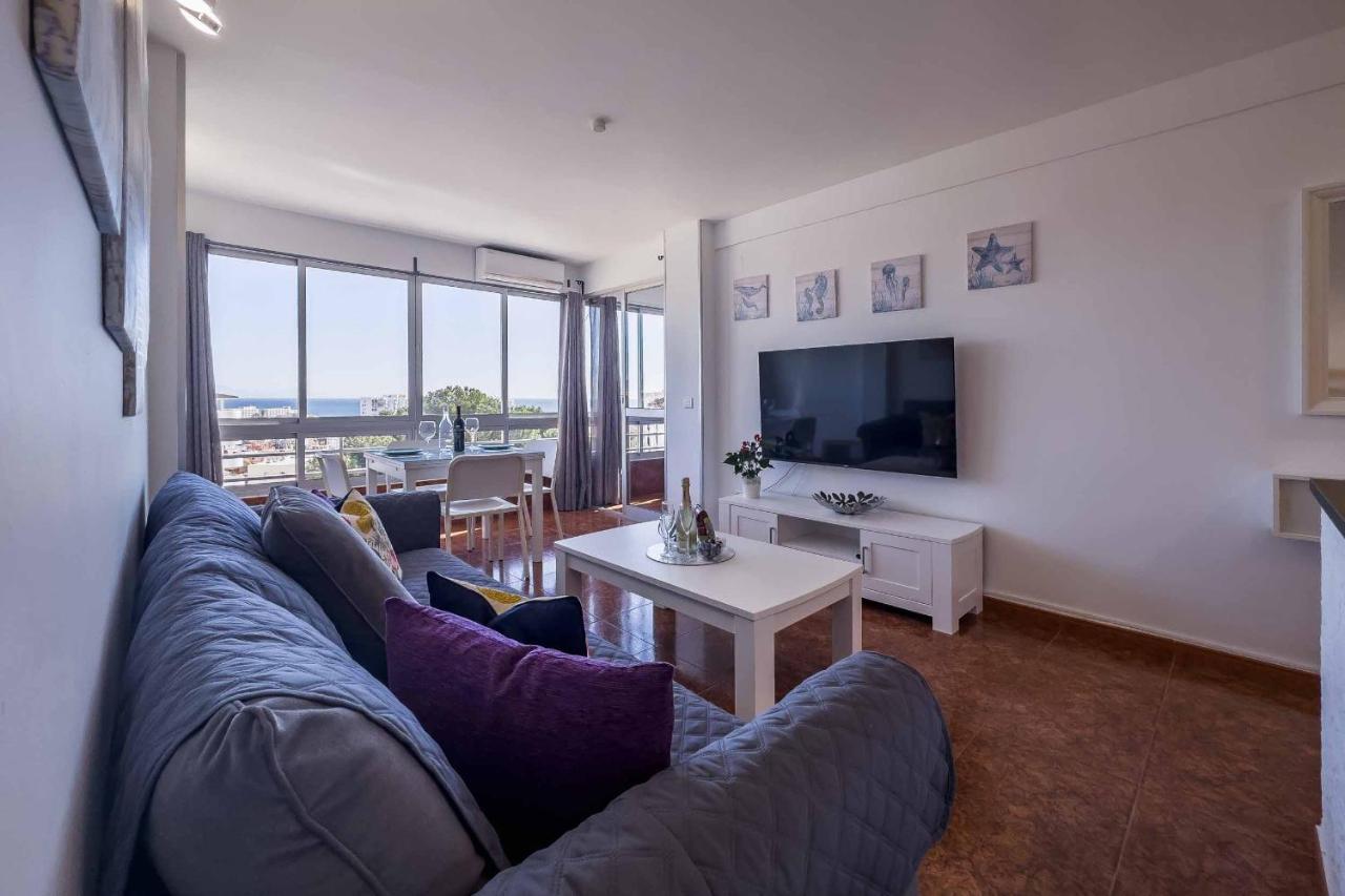 Apartamento Acogedor, Terraza, Piscina Y Mar Benalmádena Extérieur photo