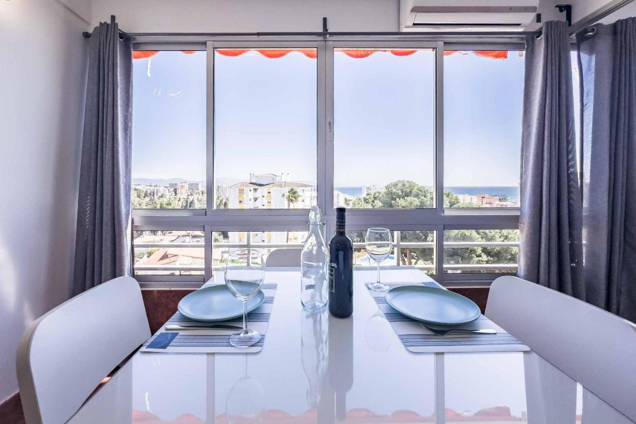 Apartamento Acogedor, Terraza, Piscina Y Mar Benalmádena Extérieur photo